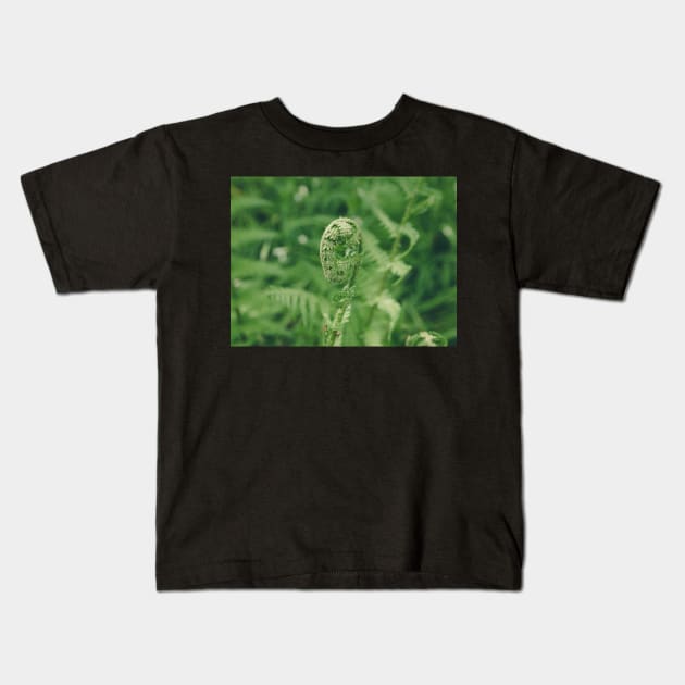 Fern Kids T-Shirt by hextrovert